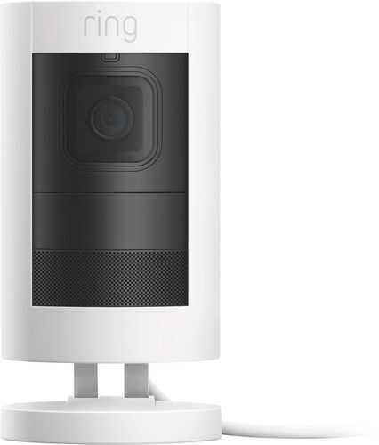 Rent to own Ring - Stick Up Elite Indoor/Outdoor 1080p Wireless/Wired Security Camera - White