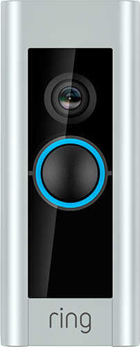 Ring - Video Doorbell Pro Smart Wi-Fi - Wired - Satin Nickel