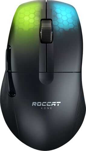Rent to own ROCCAT - Kone Pro Air Wireless+Bluetooth Ultralight 19k DPI Optical Gaming Mouse with RGB Lighting - Ash Black