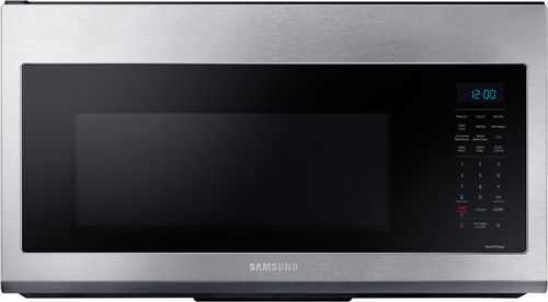 Samsung - 1.7 cu. ft. Over-the-Range Convection Microwave with WiFi - Fingerprint Resistant Stainless Steel