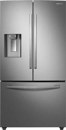 Samsung - 22.6 Cu. Ft. French Door Counter-Depth Fingerprint Resistant Refrigerator with CoolSelect Pantry™ - Stainless steel