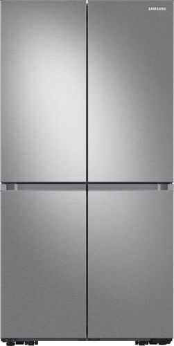 Samsung - 23 cu. ft. 4-Door Flex™ French Door Counter Depth Refrigerator with WiFi, Beverage Center and Dual Ice Maker - Fingerprint Resistant Stainless Steel