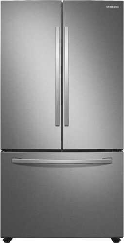 Samsung - 28 cu. ft. Large Capacity 3-Door French Door Refrigerator with AutoFill Water Pitcher - Fingerprint Resistant Stainless Steel