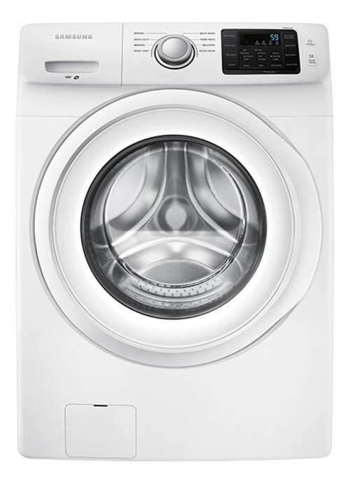 Rent to own Samsung - 4.2 Cu. Ft. High Efficiency Stackable Front Load Washer with Vibration Reduction Technology+ - White