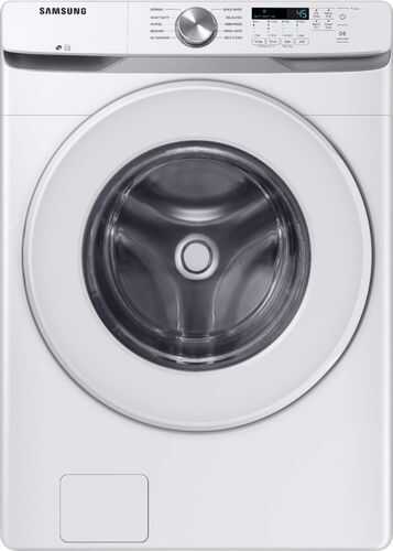 Samsung - 4.5 cu. ft. 5-Cycle Front Load Washer with Vibration Reduction Technology+ - White