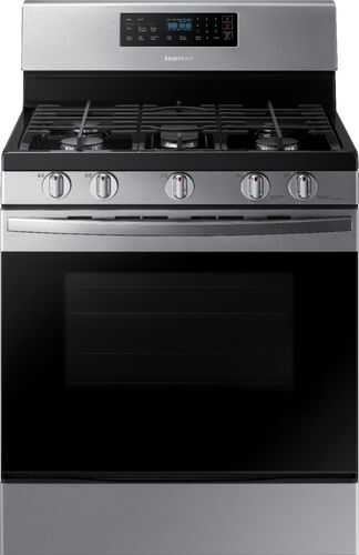 Rent to own Samsung - 5.8 Cu. Ft. Self-Cleaning Freestanding Gas Range - Stainless steel