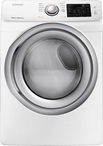 Rent to own Samsung - 7.5 Cu. Ft. 10-Cycle Gas Dryer with Steam - White