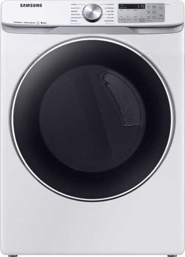 Samsung - 7.5 Cu. Ft. Stackable Smart Electric Dryer with Steam and Sensor Dry - White