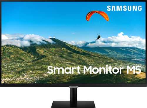 Samsung - AM500 Series LS32AM500NNXZA 32" LED FHD Smart Tizen Monitor - Black