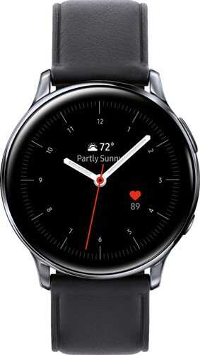 Rent to own Samsung - Galaxy Watch Active2 Smartwatch 40mm Stainless Steel LTE (Unlocked) - Silver