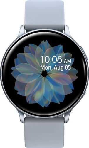 Samsung - Galaxy Watch Active2 Smartwatch 44mm Aluminum - Cloud Silver