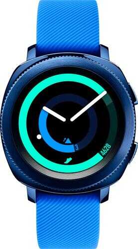 Rent to own Samsung - Gear Sport Smartwatch 43mm - Blue