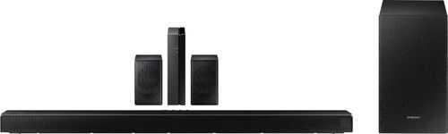 Samsung - HW-Q65T 7.1ch Sound bar with Rear Kit - Black