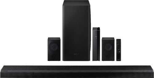 Samsung - HW-Q850T 5.1.2ch Soundbar with Dolby Atmos/DTS:X and Wireless Rear Speakers (2020) - Black