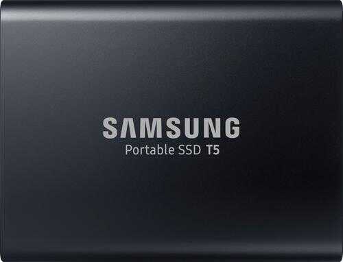 Rent to own Samsung - T5 2TB External USB Type C Portable Solid State Drive - Deep black