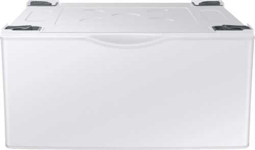 Samsung - Washer/Dryer Laundry Pedestal with Storage Drawer - White