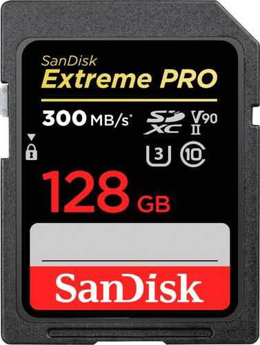 SanDisk - Extreme Pro 128GB SDXC UHS-II Memory Card