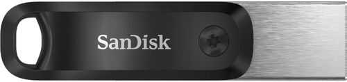 Rent to own SanDisk - iXpand Flash Drive Go 256GB USB 3.0 Type-A to Apple Lightning for iPhone & iPad - Black / Silver