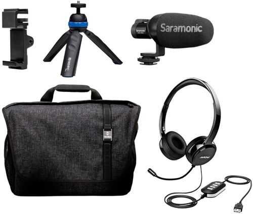Saramonic Home Base Personal Audio, Video & Telecommunications Kit for Working from Home & On-The-Go - Personal