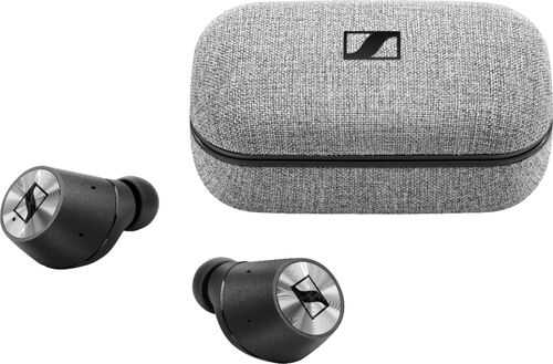 Sennheiser - MOMENTUM True Wireless Earbud Headphones - Silver/Black