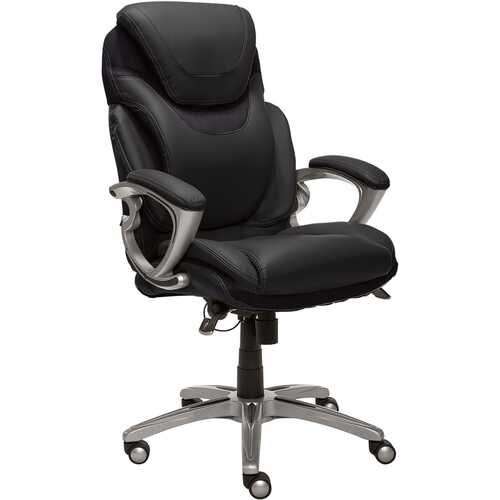 Rent to own Serta - AIR Bonded Leather Executive Chair - Black