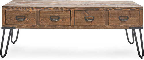 Rent to own Serta - Bryant Coffee Table with Storage - Aged Pine