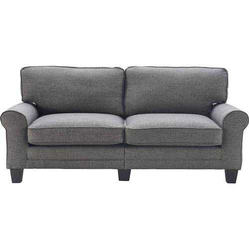 Rent to own Serta - Copenhagen 3-Seat Fabric Sofa - Gray