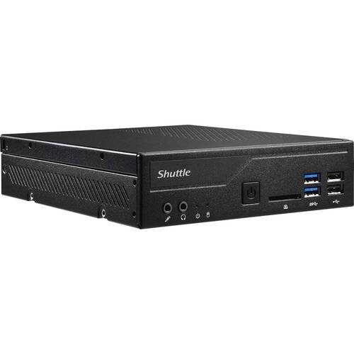 Shuttle - XPC Slim DH310V2 Barebone Desktop - Black