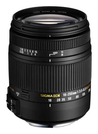Rent to own Sigma - 18-250mm f/3.5-6.3 DC OS Macro HSM Standard Zoom Lens for Nikon - Black