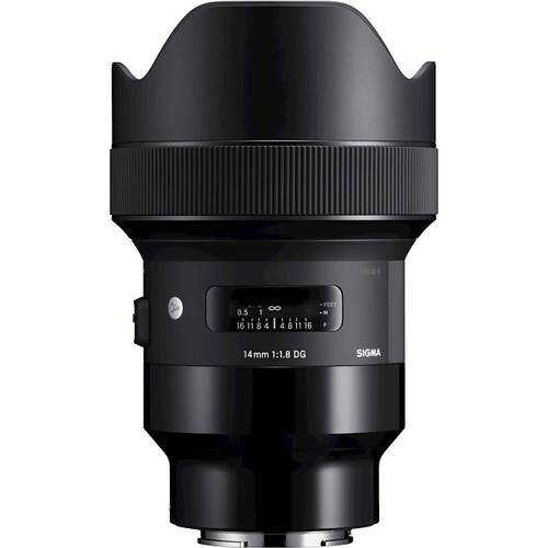 Sigma - Art 14mm f/1.8 DG HSM Wide-Angle Lens for Sony E-Mount - Black