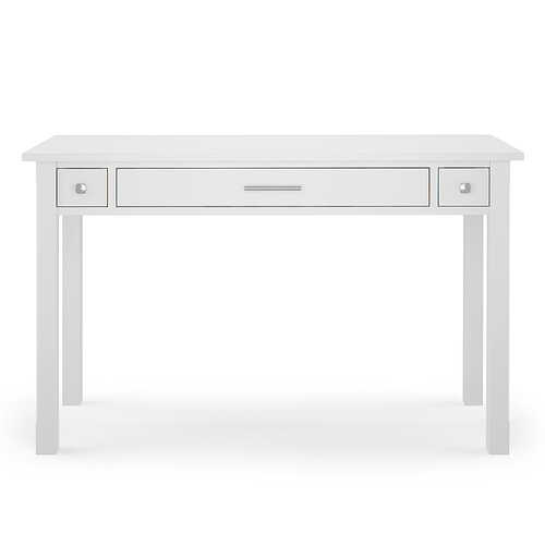 Simpli Home - Avalon Solid Wood Contemporary 47 inch Wide Writing Office Desk - White