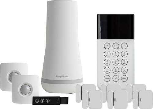 SimpliSafe - Shield Home Security System - White