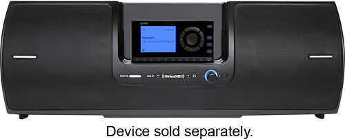 SiriusXM - SD2 Portable Speaker Dock - Black