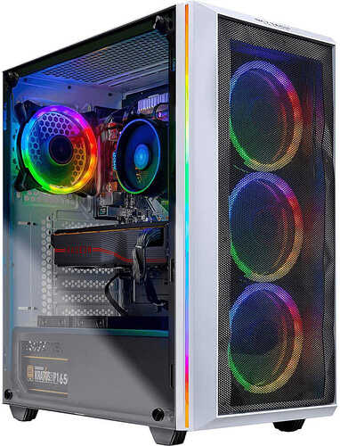 Skytech Gaming - Chronos Gaming Desktop - AMD Ryzen 7 3700X - 16GB Memory - AMD Radeon RX 5700 XT - 1TB SSD - White
