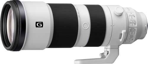 Sony - 200-600mm f/5.6-6.3 G OSS Optical Telephoto Zoom Lens for NEX-FS700 - White/Black