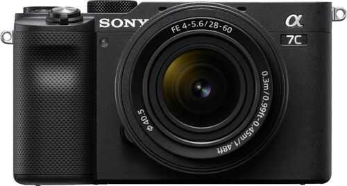 Sony - Alpha 7C Full-frame Compact Mirrorless Camera Kit - Black