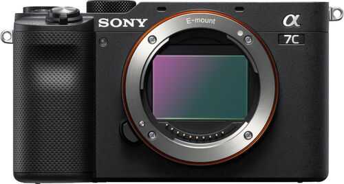 Sony - Alpha 7C Full-frame Mirrorless Camera - Black