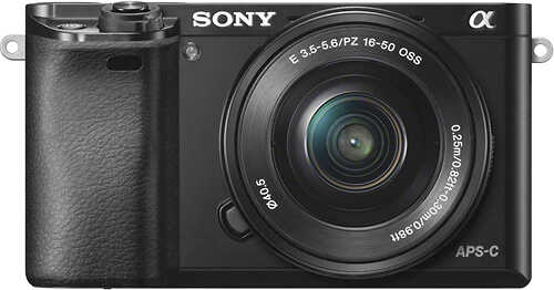 Rent to own Sony - Alpha a6000 Mirrorless Camera with 16-50mm Retractable Lens - Black