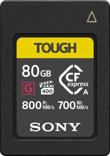 Sony - TOUGH Series 80GB CFexpress Type A Memory Card