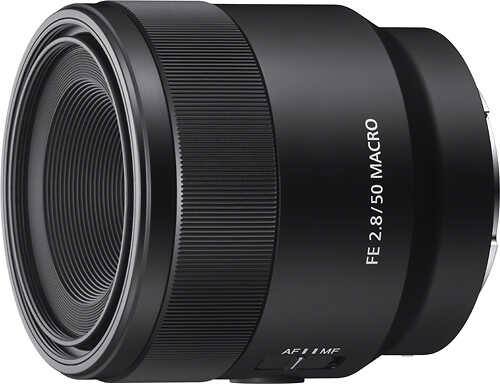 Sony - FE 50mm f/2.8 Macro Lens for E-mount Cameras - Black