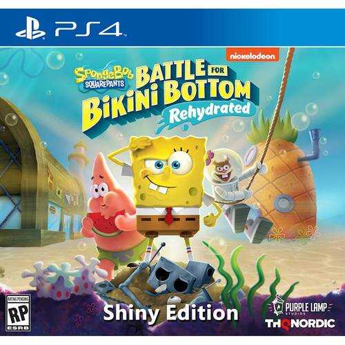 Rent to own SpongeBob SquarePants: Battle for Bikini Bottom - Rehydrated Shiny Edition - PlayStation 4, PlayStation 5