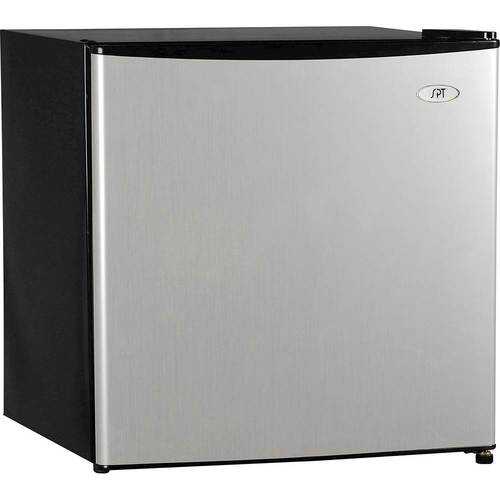 SPT - 1.6 Cu. Ft. Mini Fridge - Stainless steel