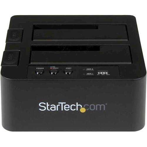 Rent to own StarTech.com - Dual USB 3.0 Hard Drive Duplicator Dock - Black