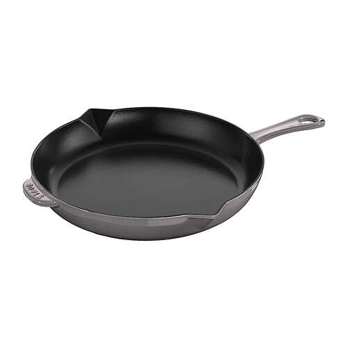 Staub - Cast Iron 12-inch Fry Pan - Graphite Grey
