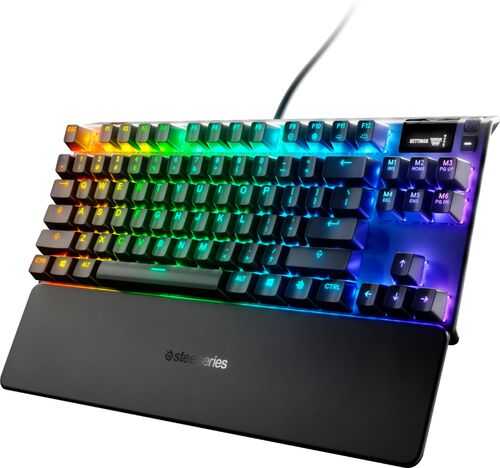 SteelSeries - Apex Pro Wired TKL Gaming Mechanical OmniPoint Adjustable  Actuation  Switch Keyboard with RGB Backlighting - Black