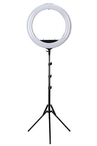 Sunpak - 25" Bi-Color Ring Light Vlogging Kit with Bluetooth Remote