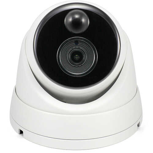 Swann 4K PoE Add On Dome Camera, w/Audio Capture & Face Detection - White