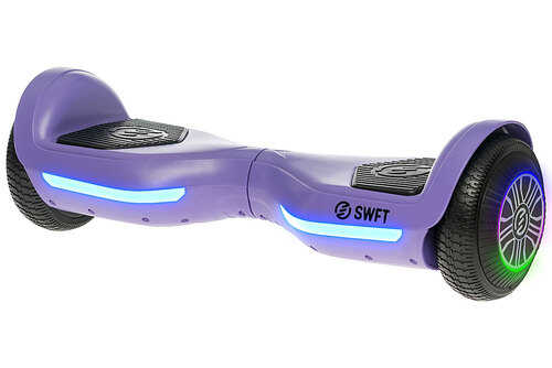 SWFT - Blaze Hoverboard w/ 3mi Max Operating Range & 7 mph Max Speed - Grape (Purple)