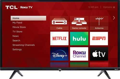 TCL - 32” Class 3-Series 720P HD LED Roku Smart TV – 32S335