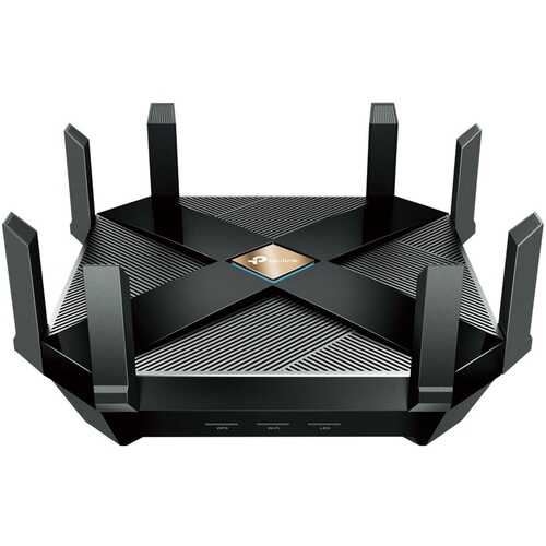 Rent to own TP-Link - Archer AX6000 Dual-Band Wi-Fi 6 Router - Black